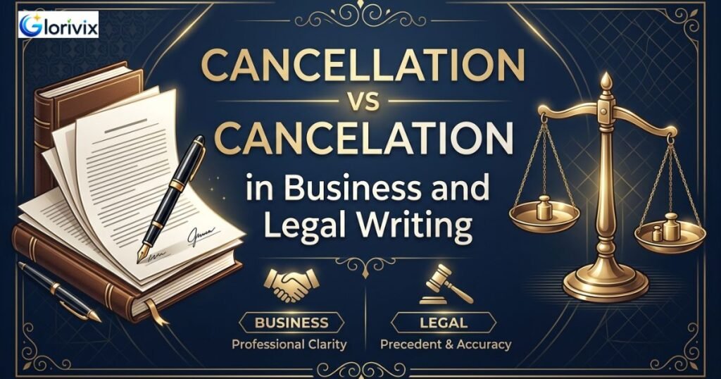 Cancellation vs Cancelation in Business and Legal Writing