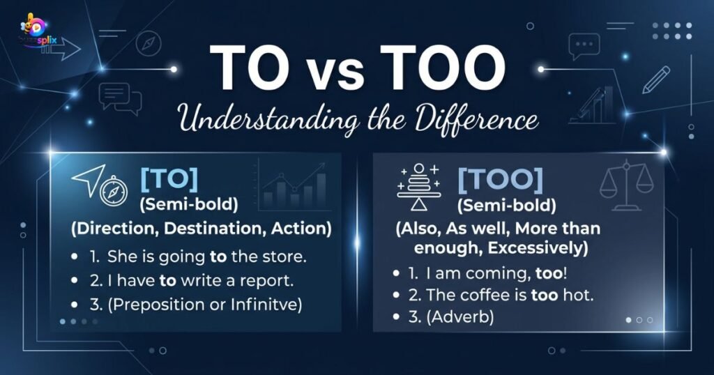 To vs Too: Understanding the Difference