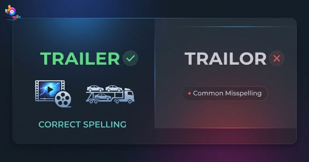 Trailer vs Trailor: Side-by-Side Comparison