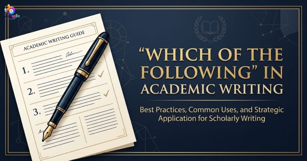 "Which of the Following" in Academic Writing