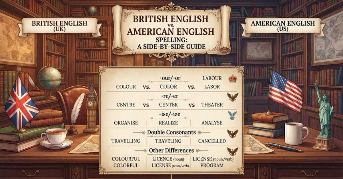 British English vs American English Spelling