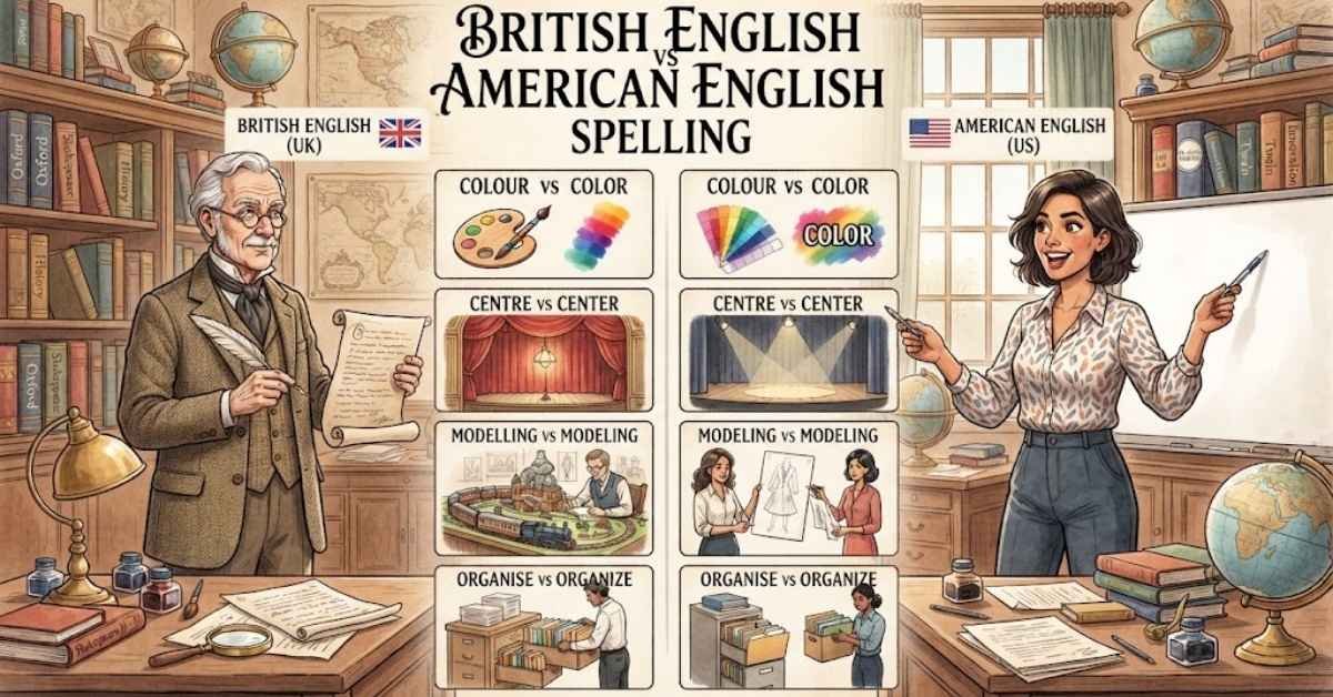 British English vs American English Spelling