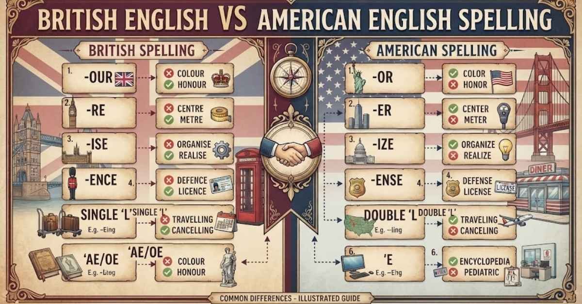 British English vs American English Spelling