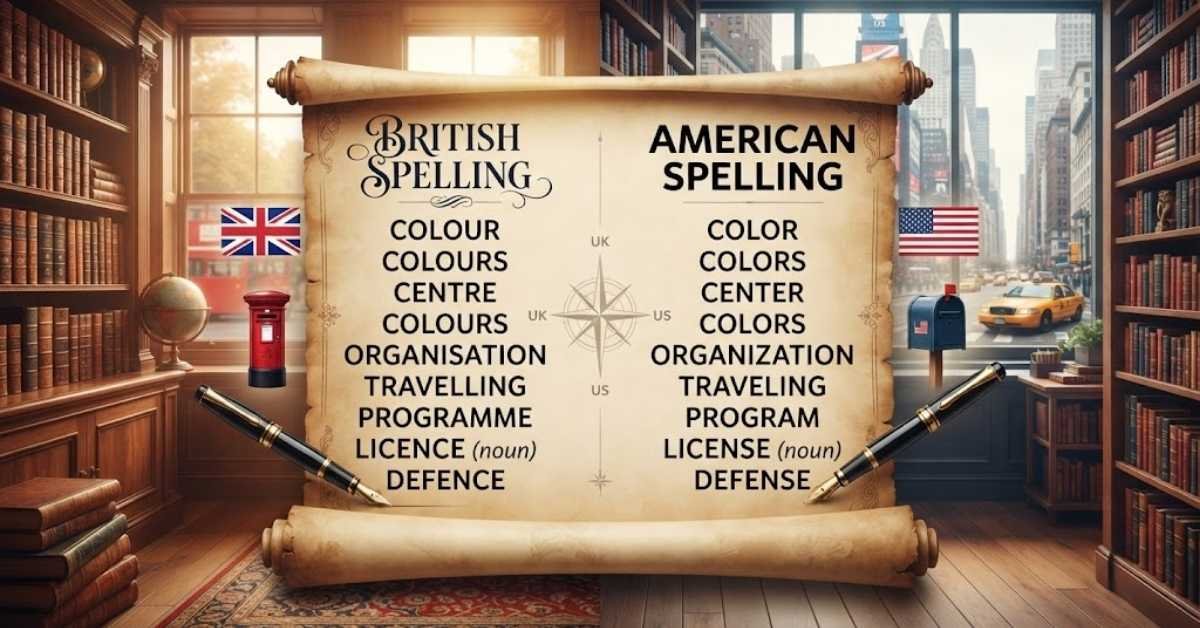 British English vs American English Spelling