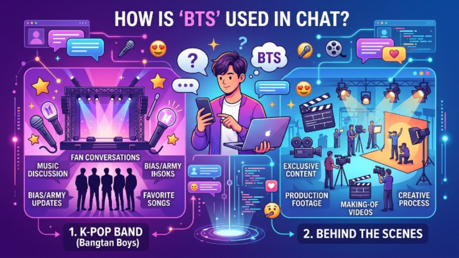How Is “BTS” Used in Chat?