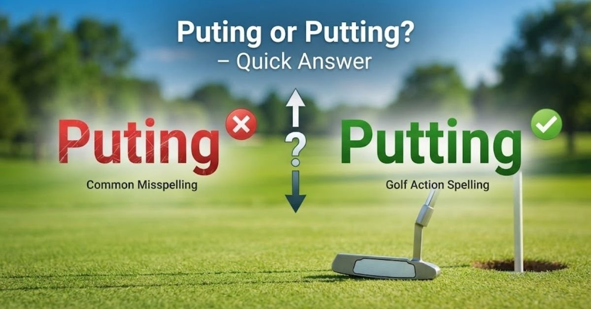 Puting or Putting – Quick Answer