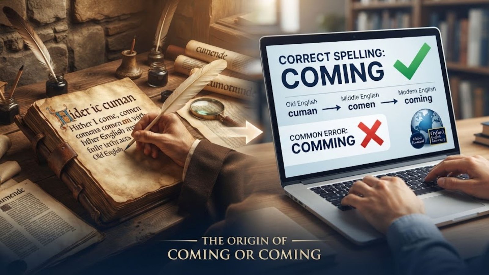 The Origin of Comming or Coming