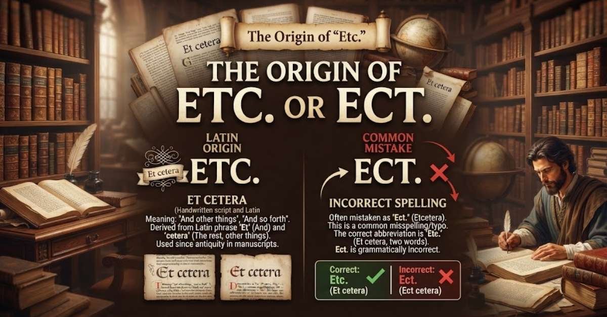 The Origin of Etc or Ect
