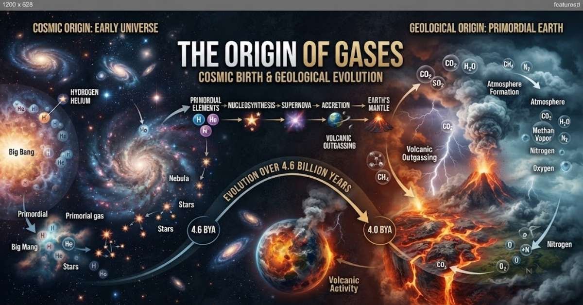 The Origin of Gasses or Gases