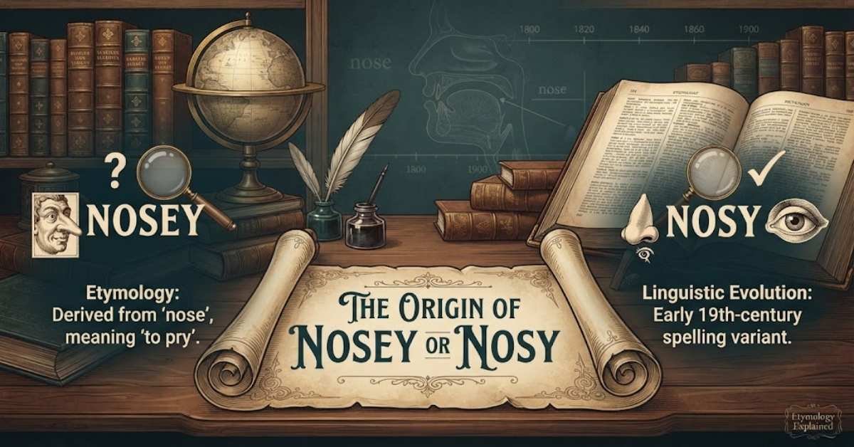 The Origin of Nosey or Nosy