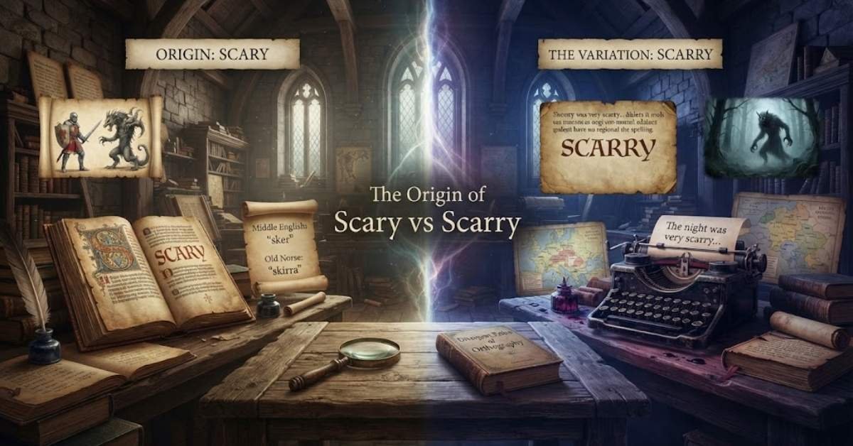 The Origin of Scary vs Scarry