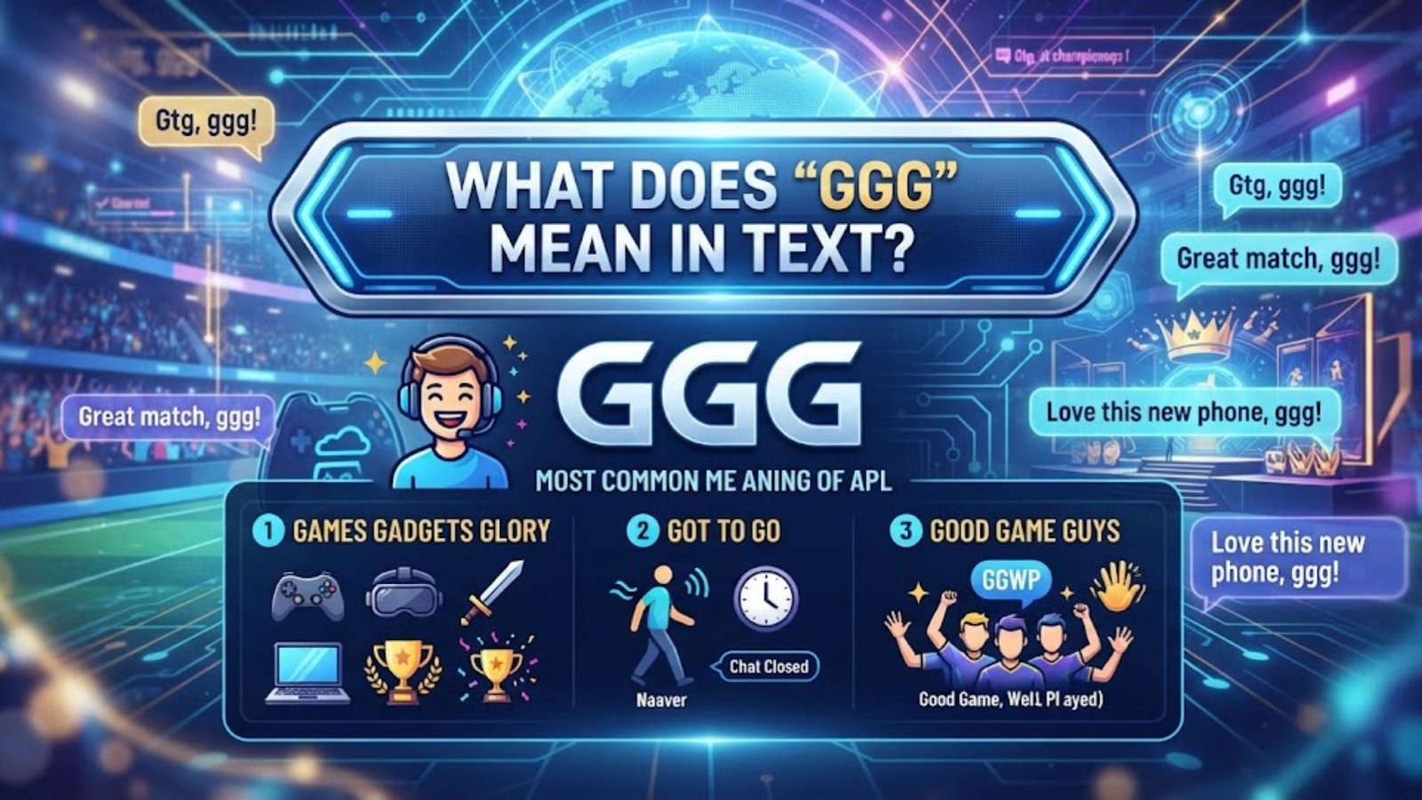 What Does "GGG" Mean in Text?