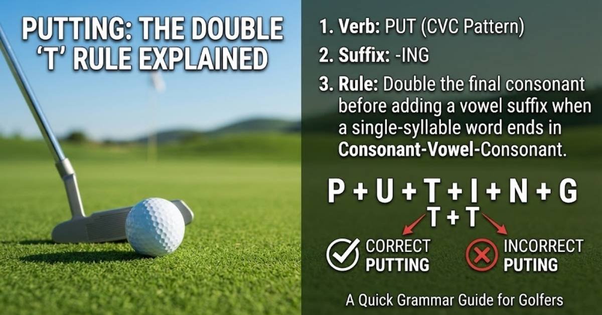 Why We Double the T in Putting