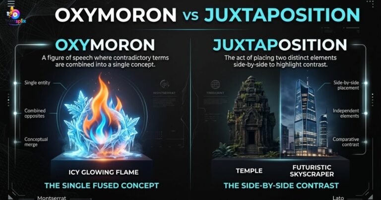 Oxymoron vs Juxtaposition: What's the Difference?