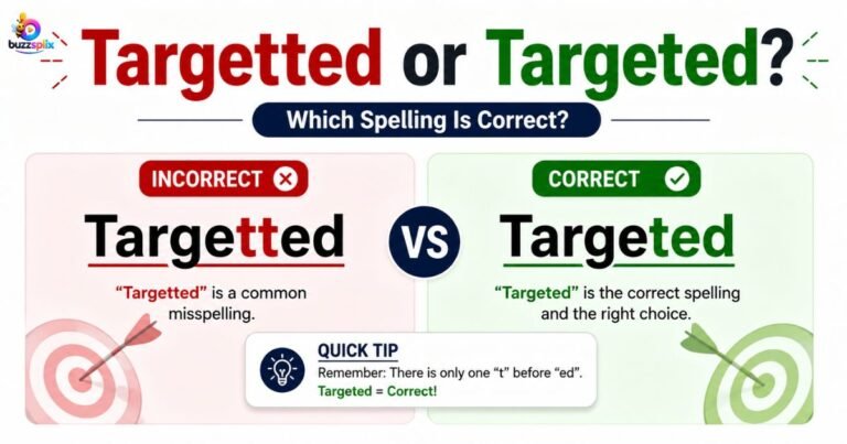 Targetted or Targeted: Which Spelling Is Correct?