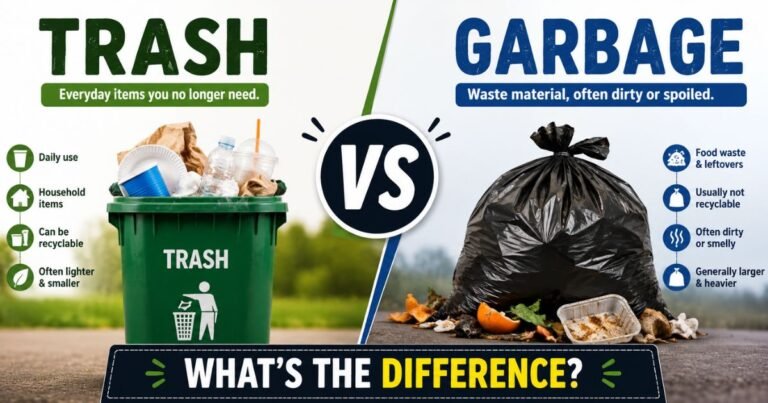 Trash vs Garbage: What's Actually the Difference?