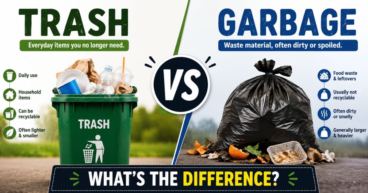 Trash vs Garbage: What's Actually the Difference?
