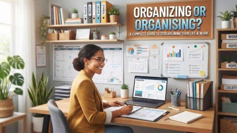 organizing or organising