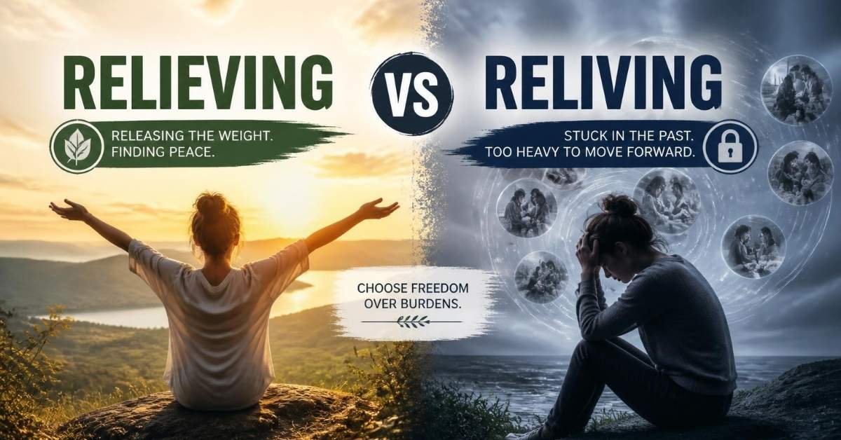 relieving or reliving